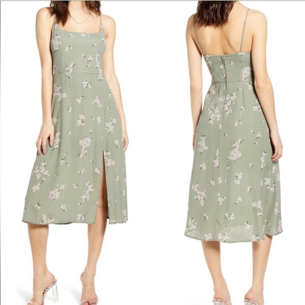 Floral Midi Dress by Row A